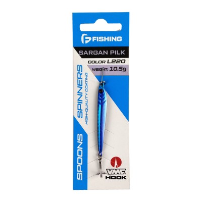 F-FISHING Пилькер Sargan pilk 10.5г 55мм цвет L220