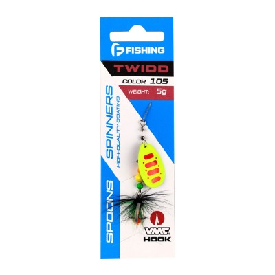 F-FISHING Блесна Twidd 5г цвет 105 F-FISHING Блесна Twidd 5г цвет 105