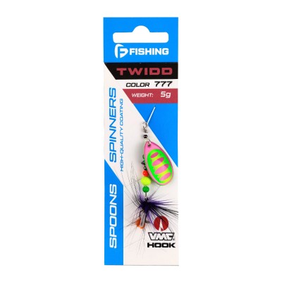 F-FISHING Блесна Twidd 5г цвет 777 F-FISHING Блесна Twidd 5г цвет 777