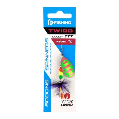 F-FISHING Блесна Twidd 7г цвет 777