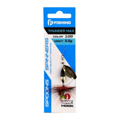 F-FISHING Блесна Thunder Max 5.5г цвет 108 F-FISHING Блесна Thunder Max 5.5г цвет 108
