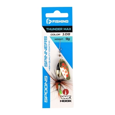 F-FISHING Блесна Thunder Max 9г цвет 108