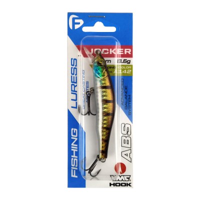 F-FISHING Воблер Jocker 80SP 80мм 8.6г 0.3-1.5м A142 Суспендр