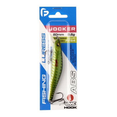 F-FISHINGF-FISHING Воблер Jocker 80SP 80мм 8.6г 0.3-1.5м F754 Суспендр