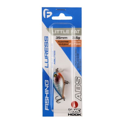 F-FISHING Воблер Little Fat SSR 35мм 3.5г 0.0-0.2м F1796 Поверхностный F-FISHING Воблер Little Fat SSR 35мм 3.5г 0.0-0.2м F1796 Поверхностный