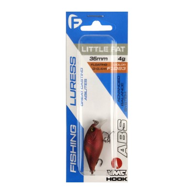 F-FISHING Воблер Little Fat SR 36мм 4г 0.0-0.4м F1083 Плавающий F-FISHING Воблер Little Fat SR 36мм 4г 0.0-0.4м F1083 Плавающий