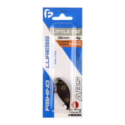 F-FISHING Воблер Little Fat SR 36мм 4г 0.0-0.4м F1568 Плавающий F-FISHING Воблер Little Fat SR 36мм 4г 0.0-0.4м F1568 Плавающий