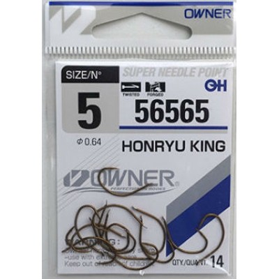 OWNER Крючок Honryu King dark brown №3 12шт