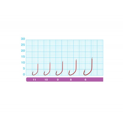 Крючок Owner Super Kisu red №11 15шт