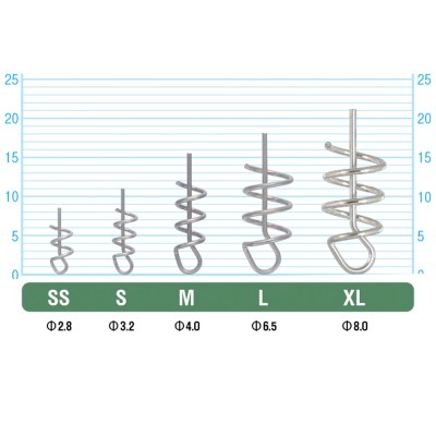 OWNER Спираль для приманок Centering Pin Spring nickel №SS 9шт