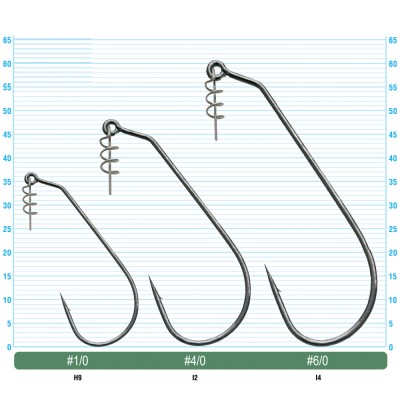 OWNER Крючок Twist Lock Light BC №6/0 4шт