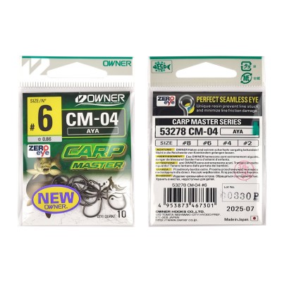 OWNER Крючок Carp Aya teflon №6 10шт