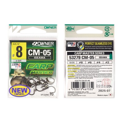 OWNER Крючок Carp Iseama teflon №8 10шт