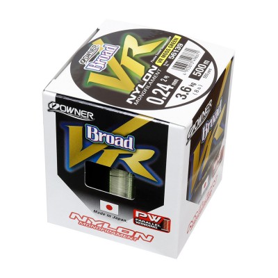 OWNER Леска Broad VR Moss Green Nylon 500м 0,235мм 3,6кг