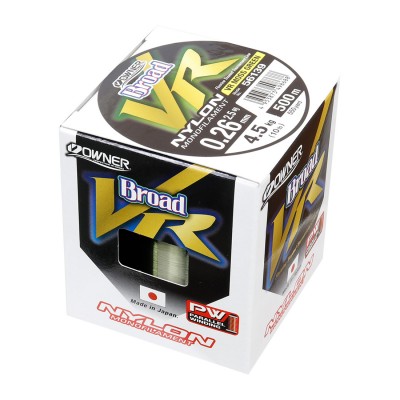 OWNER Леска Broad VR Moss Green Nylon 500м 0,260мм 4,5кг