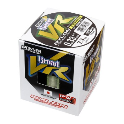 OWNER Леска Broad VR Moss Green Nylon 500м 0,330мм 7,3кг