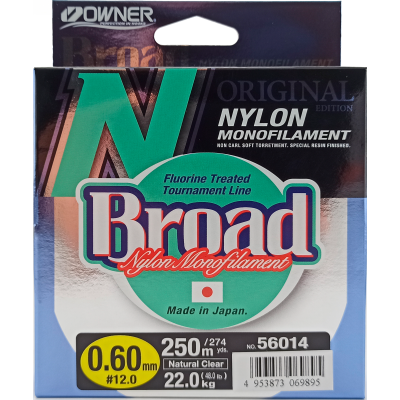 OWNER Леска Broad 250м 0.60мм 22кг