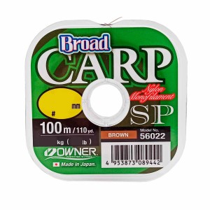 OWNER Леска Broad Carp SP brown 100м 0,16мм 2кг