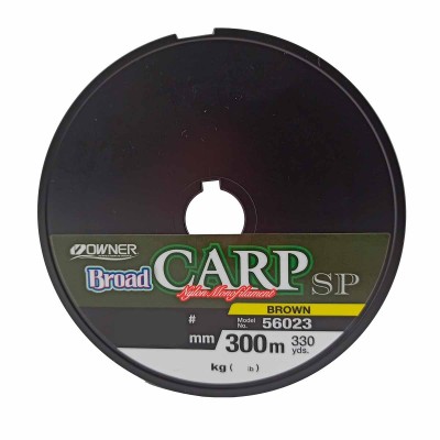 OWNER Леска Broad Carp SP brown 300м 0,26мм 5кг