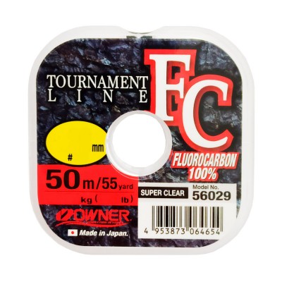 Леска Owner Tournament FC 50м 0,2мм 2,8кг