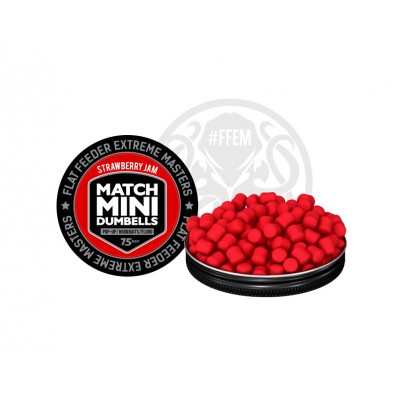 Плавающие бойлы FFEM Pop-Up Match Mini Strawberry Jam 7x10mm