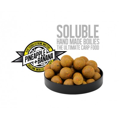 Насадочные растворимые бойлы FFEM Super Soluble Boilies Pineapple + Banana 16/20mm