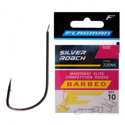 FLAGMAN Крючок Silver Roach №16 10шт
