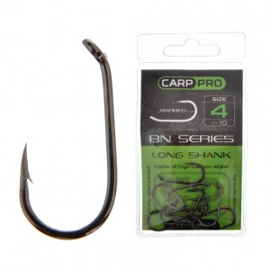 Крючки Carp Pro Black Nickel Long Shank №4