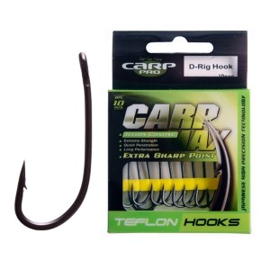 CARP PRO Крючок Teflon D-Rig Hooks №02 10шт