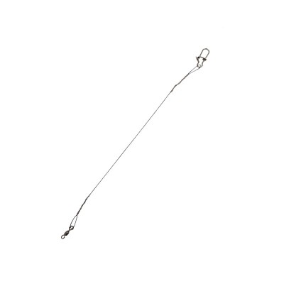F-FISHING Поводок Titanium Wire 2.4кг 7см 0.15мм 2шт