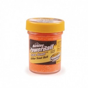 BERKLEY Паста форелевая ярко оранжавая Glitter Trout Bait Fluorescent Orange