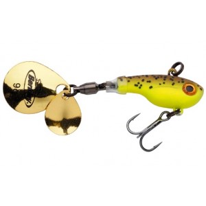 BERKLEY Спинтейл Pulse Spintai 5г Brown Chartreuse