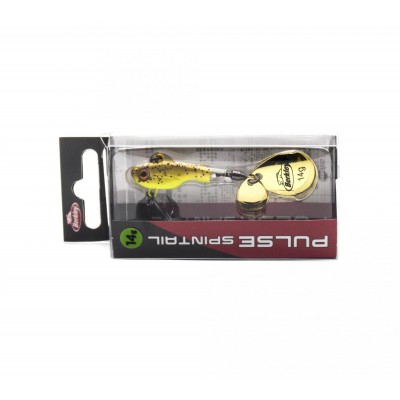 BERKLEY Спинтейл Pulse Spintai 21г Brown Chartreuse