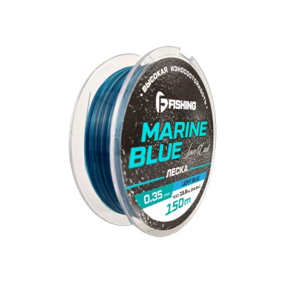 F-FISHING Леска Marine Blue Spin 150м 0,35мм 15,8кг/34,8lb