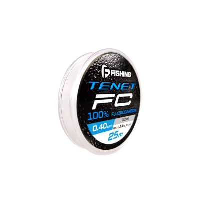 F-FISHING Леска Tenet Fluorocarbon 25м 0,40мм 12,4кг/27,3lb