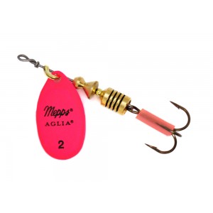MEPPS Блесна Aglia Fluo №2 4.5г pink