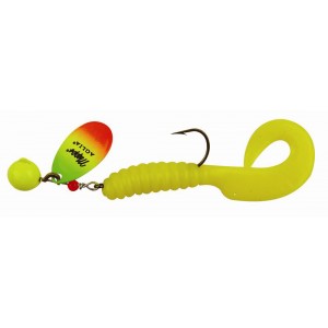 MEPPS Блесна Spinflex 10г chartreuse/tiger/yellow блистер (Уценка)