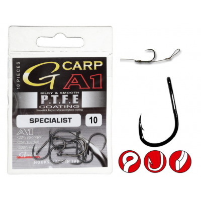 GAMAKATSU Крючок G-Carp A1 Specialist №10 10шт