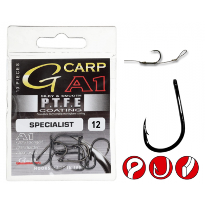 GAMAKATSU Крючок G-Carp A1 Specialist №12 10шт