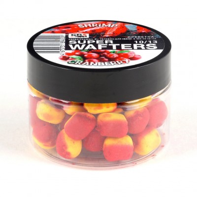 GBS Вафтерсы wafters Креветки Клюква 10x13мм