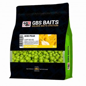 GBS Бойлы Кислая груша 3кг 20мм