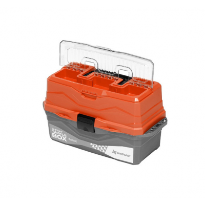 NISUS Ящик для снастей Tackle Box трехполочный оранжевый
