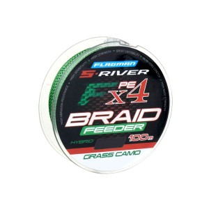 FLAGMAN Шнур S-River Feeder Braid 100м 0,14мм