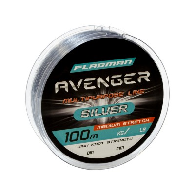 FLAGMAN Леска Avenger Silver Line 100м 0.40мм