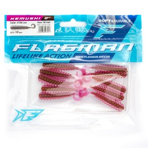 FLAGMAN Мягкая приманка Kemushi 2" #106 Lox 5см 10шт