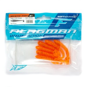 Виброхвост Flagman Mystic Fish 3" #102 Orange