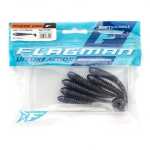Виброхвост Flagman Mystic Fish 3" #114 Electric