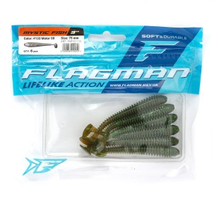 Виброхвост Flagman Mystic Fish 3" #133 Motor Oil