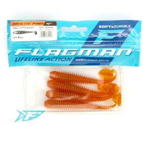 Виброхвост Flagman Mystic Fish 4" #119 Caramel
