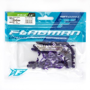 Мягкая приманка Flagman Raid 1.6" #105 Violet